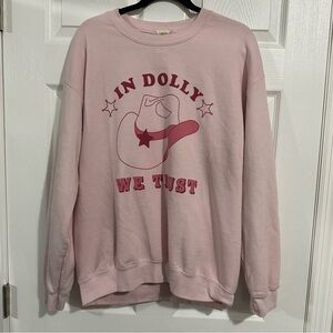 Altar'd State Pink Dolly Parton Sweatshirt